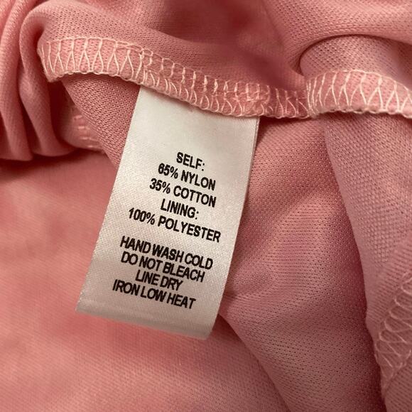 Lulu’s Blush Pink Lace Mini Dress Size medium Coquette Balletcore Romantic - Picture 9 of 9
